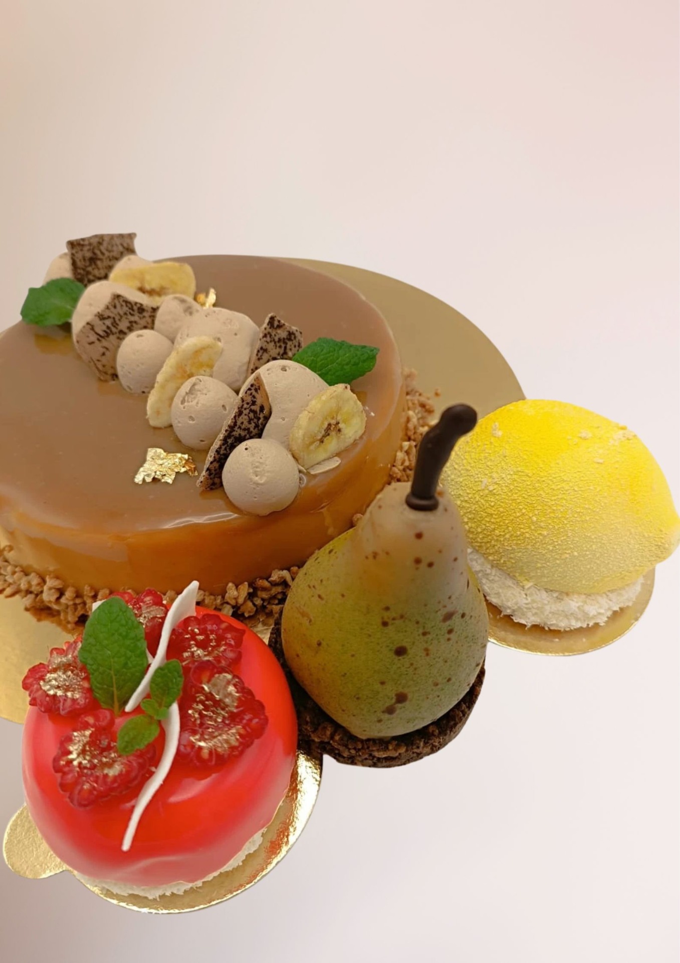 Mousse dezerty + Mirror glaze